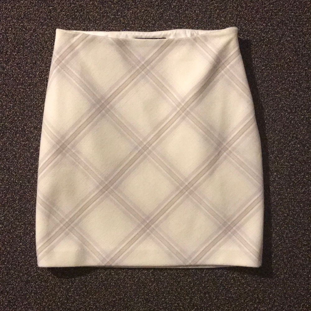 Black and white market skirt